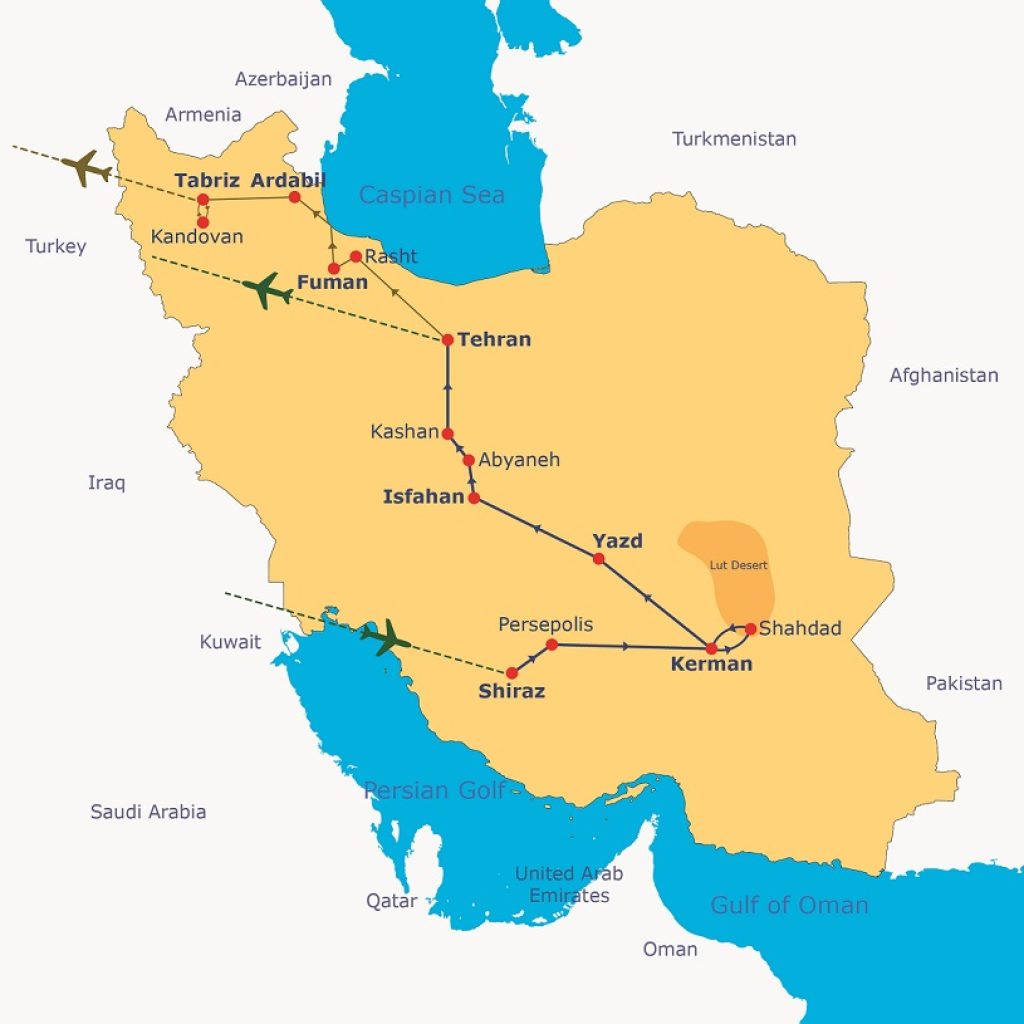 Iran Map  1024x1024 